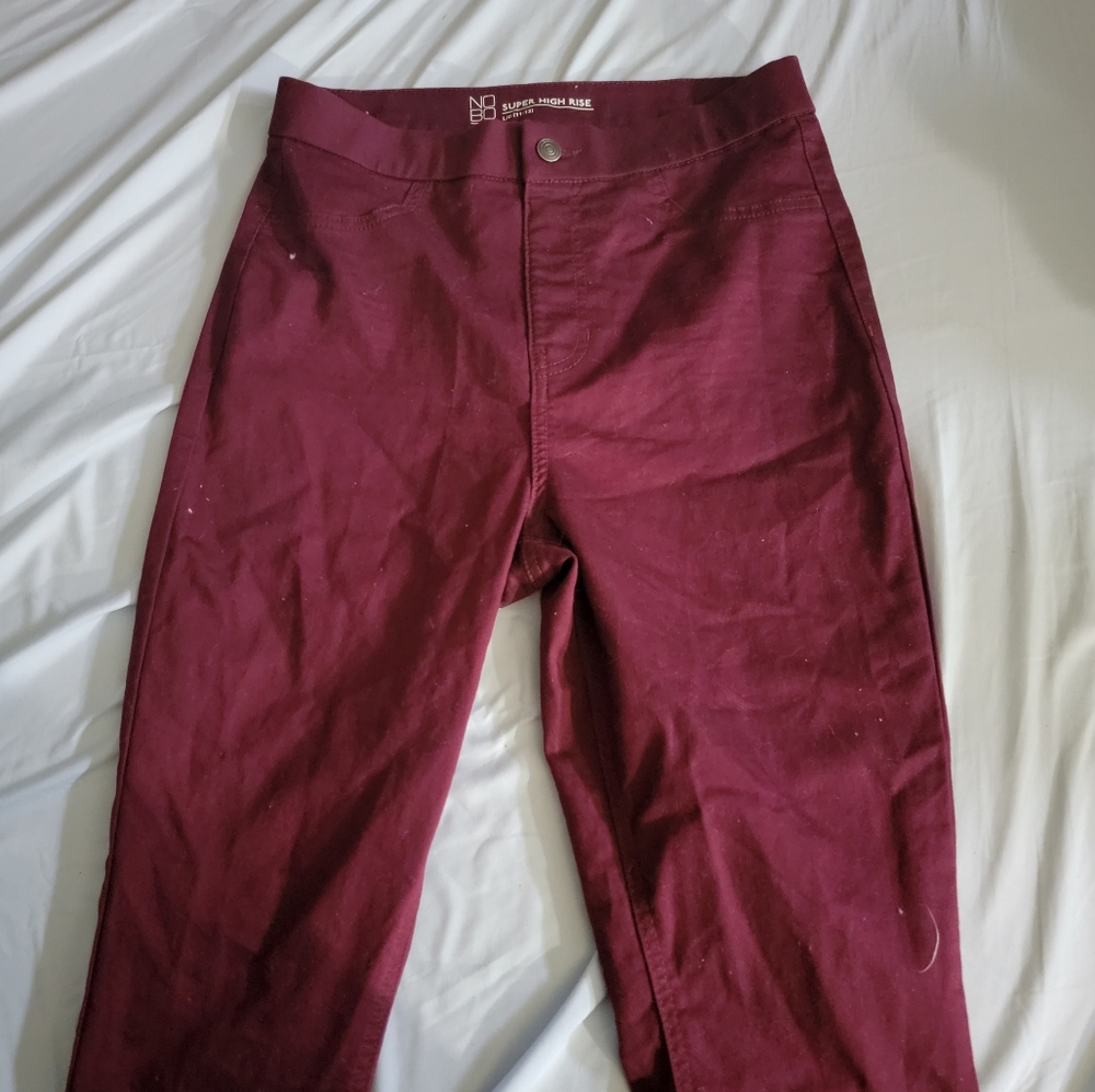 No Bo purple pants